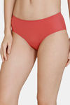 Zivame Low Rise Full Coverage No Visible Panty Line Hipster - Mineral Red — thumbnail 5